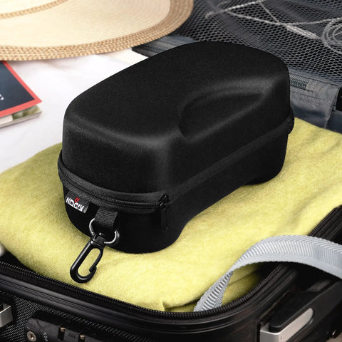 Rugged Goggle Case That Fits Most Goggles With A Semi Hard Water Resistant Shockproof Shell Built To Take Drops Reinforced Zipper And Belt Clip Designed To Fit All Safety Goggles Black