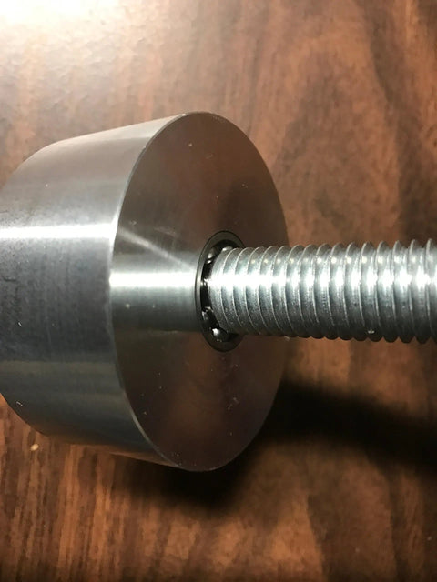Close-up of Ring Puller With Swivel Head For 3, 4 And 5 Blade Aircraft Propellers, 7 Inch Diameter, steel body