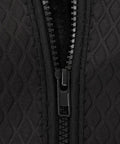 Close-up of zipper on Heated Vest For Outdoors With Adjustable Temperature And Three Heat Levels, Lightweight Breathable Fabric, Size L.