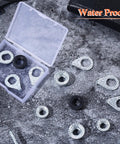Must Have Mountain Bike Axle Nut And Safety Washer Kit With M8 M9.5 M10 Nuts And Washers, waterproof feature shown