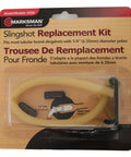 Slingshot replacement kit for tubular brand slingshots with 1/4 inch diameter yokes in packaging
