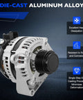 Beefed Up 150 Amp Alternator Replacement For 2014 Through 2019 Silverado Sierra 1500 2500 3500 HD Express Tahoe Suburban Escalade
