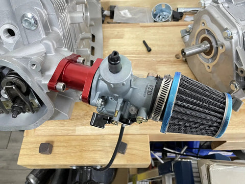 Intake Manifold Kit With Inlet Pipe Gasket And Screws For Predator 301cc 420cc Engines on workbench