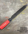 Japanese Crafted Double Sided Saw Rasp Groove File Boasting Fine And Extra Fine Push Stroke Teeth Kickass Non Clogging Design That Gonna Cut Through Wood Smoother Than Butter 9 Inch Blade on a textured surface
