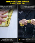 Water Magnet Microfiber Car Drying Towel Ultra Plush And Highly Absorbent Scratch Free Big Microfiber in use removing water