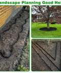 Heavy Duty Landscape Edging Border 100 Ft Roll 2 Inch Tall With 180 Spikes Flexible Vinyl Plastic Garden Border For Lawn Flower Beds Pavers And Borders Black Easy Install Weatherproof Yard Pro Grade used for garden edging setup