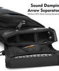 Field And Competition Hip Arrow Quiver With 3 Slot System Holds 12 Plus Arrows Noise Free Design showing arrow separators