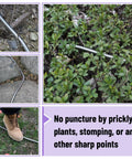 Stainless Steel Garden Hose 25 Ft Heavy Duty Flexible Water Hose With 10 Function Spray Nozzle No Kink Lightweight Puncture Proof in greenery