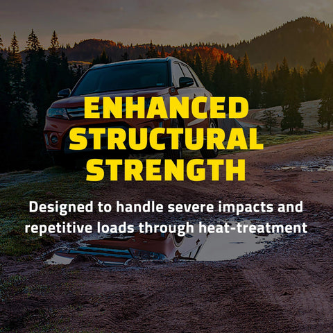 Beefed Up Front Right Lower Suspension Control Arm And Ball Joint Assembly For Subaru Forester 2014 To 2018 Direct Fit Replacement Durable Easy Install Premium Quality Steering And Suspension Repair Part with Enhanced Structural Strength text overlay