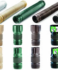 Assorted colors of downspout adaptors with flexible design for corrugated and PVC pipes, showcasing Downspout Adaptor For Landscaping Drain Pipe 3 By 4 By 4 Inch Black Flexible Fits 3 In And 4 In Corrugated Pipe And 4 In PVC Easy Install Space Saving Drainage Connector.