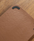 Full Grain Leather Catchall Tray Set For Nightstand And Entryway, Multi Tray Valet Organizer showing corner detail in durable green finish.
