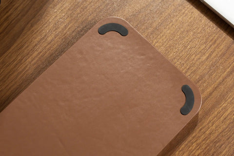 Full Grain Leather Catchall Tray Set For Nightstand And Entryway, Multi Tray Valet Organizer showing corner detail in durable green finish.