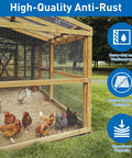 Rock Solid Galvanized Hardware Cloth 1/2 Inch Chicken Wire Fence 15.7 X 10 Feet used in a chicken coop protecting hens from predators.