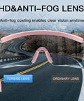 Over Glasses Anti Fog Safety Goggles For Men And Women With Adjustable Frame Pink Protective Eyewear road view
