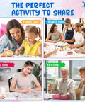 Family, friends, individual, and multi-generational DIY craft activities with Chill Paint By Numbers Kit For Adults Unframed Canvas