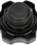 Engine Oil Filler Cap Direct Replacement For Select Models, Easy Install, OEM Style Cap Restores Sealing And Function, Durable Heat Resistant Oil Cap For Reliable Engine Maintenance And Leak Prevention, black plastic cap, top view