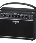 Katana-Mini X 10-Watt Mini Amp For Electric, Acoustic And Bass With Tube Logic Design, Custom Five Inch Speaker, front view.
