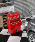 Heavy Duty 8 Drawer Rolling Tool Chest On Wheels With Locking Casters And Detachable Mobile Case for garage organization