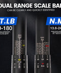 Scales of Half Inch Drive Click Torque Wrench With 10 To 180 Ft Lb Range, 72 Tooth Dual Direction Ratchet, Plus Minus 3 Percent Accuracy