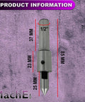 Dead Nuts Accurate Spring Loaded Tap Guide Tool Hard As Nails Alloy Steel Build Self Aligning Design with dimensions shown.