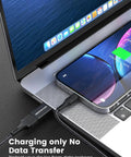 5 Pack Usb Data Blocker Adapter Usba To Usba Charge Only Security Dongle Stops Juice Jacking Lock In Your Private Files For Iphone Android And Tablet Black Zero Stress Travel Gear with phone charging by laptop.