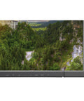 Whopping 98 Inch 4K Ultra HD LED Digital Signage Display Interactive Communication Board showing vibrant forest scenery.