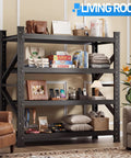 60 Inch Wide Heavy Duty Garage Shelving Rack With 5000 Lb Capacity, Industrial 4 Tier Storage Unit in living room setting