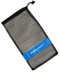 Drawstring Mesh Snorkeling Gear Bag With Blue Bar, 19 By 10 Inches, Cord Closure With Slide Lock, Perfect For Masks, Snorkels, Fins And Accessories