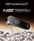 InstaProbe Core Instant Read Meat Thermometer Delivers 0.5 Second Temp Read, Sunlight Readable Display, IP67 Waterproof shown on ice