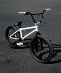 BMX Freestyle Bike With Durable Steel Frame In White, Available In 16, 18, 20, 26, And 29 Inch Sizes, 20 Inch Model Included