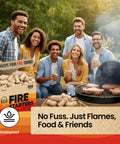 Natural Wood Fire Starters Bulk 150 Count For Campfires Fireplaces Grills BBQ Charcoal Wood Stoves And Fire Pits Odorless