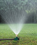 Two Pack Metal Lawn Sprinklers With Adjustable Brass Nozzles And Spike Bases Deliver 360 Degree Coverage For Big Yards Patios And Gardens Durable Brass Construction For Outdoor Use Rust Resistant Easy Setup Auto Irrigation