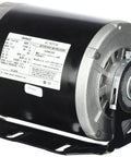 One Half Horsepower Belt Drive Blower Motor With 1725 RPM And 115 Volt Power, 48 By 56 Frame, Open Drip Proof, Sleeve Bearing