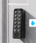 Smart Keypad Touch That Delivers Keyless Entry And Fingerprint Access, IP65 Waterproof Home Security Pad in rainfall