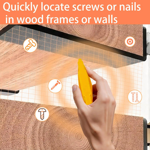 Hella Reliable Two Pack Magnetic Stud Finder With Strong Core And Zero Batteries Needed For Accurate Drywall Wood Scanning Featuring Smooth Ergonomic Grip For Quick Screw Nail Location Inside Walls