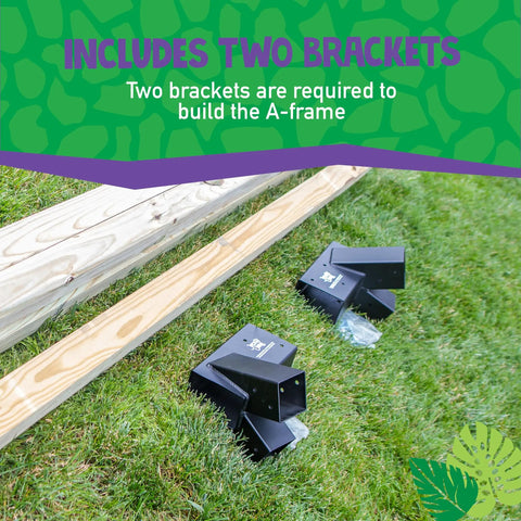 Heavy Duty DIY Wooden Swing Set Kits With Metal Brackets And Hardware For Safe Easy Playset Installation In Your Backyard Built For Years Of Outdoor Family Fun And Durable Everyday Playtime