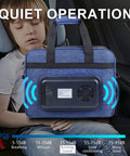 Portable Electric Cooler Bag With 12V Ac Dc Power And Dual Temperature Control delivers quiet operation while chilling drinks.