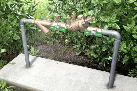 2-Inch Double Check Backflow Preventer With Integral Male Flare SAE Test Fitting, EZSWAP Modular Check, Compact Bronze Valve With Top Access For Quick Repairs And Replacements, 950XL3