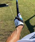Grip Alignment Training Golf Glove With Non Slip Silicone Palm For A Lockdown Swing, Visual Indicators And Knuckle Cues For Perfect Grip Every Time