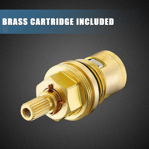 R3500-WL Rough-In Valve For 2-Handle Wall-Mount Bathroom Faucets Replacement with brass cartridge