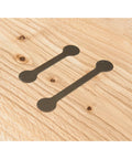Rock Solid Dual Stitch Router Inlay Clear Block Thick Acrylic Jig Made For Plunge Routers Using 1/8 Bit Sizes To Nail Precision Woodworking Layouts And Fit Tight on wood surface with inlays