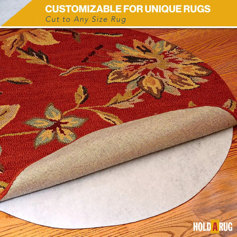 Non Slip Rug Pad 6 Foot By 9 Foot One Eighth Inch Thick For Hardwood Vinyl Tile And Laminate Floors Keeps Area Rugs Secure Safe
