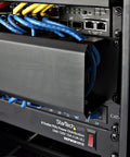 Horizontal 2U Server Rack Cable Management Finger Duct with Cover for 19 Inch Network Racks in data center setup