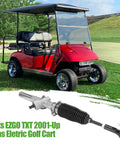 Beefed Up Golf Cart Steering Box Assembly For EZGO TXT And MPT 2001 Up Rack And Pinion Gear Box with red golf cart