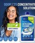 Heavy Duty Ultrasonic Cleaner Concentrate That Makes Eight Gallons For Glasses Retainers Dentures Aligners Razors And Firearm Parts Doing A Beast Mode Job On Stubborn Grime With Zero Hassle.