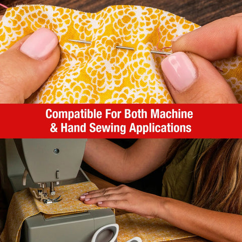 Hand and machine sewing using All In One Polyester Sewing Thread Kit With 30 Assorted Colors And 50 Yards Per Spool Includes 5 Large Eye Needles And Needle Threader Awesome For Hand And Machine Sewing Great For Do It Yourself Repairs And Craft Projects