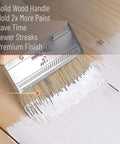 Six Pack Three Inch Chip Paint Brushes With Thick Natural Bristle For Holding More Paint Perfect For Latex Or Oil Based Paints
