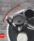 Top view of 15 Inch Lazy Susan Turntable Game Changer For Pantry And Cabinet Organization With Non Skid Base Smooth Rotation Charcoal Finish
