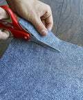 Cutting Ultra Slim Non Slip Rug Pad 2x3 Ft Felt And Rubber One Sixteenth Inch Thick for high traffic areas and entryways