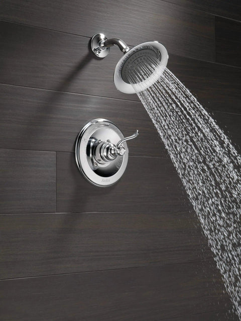 Windemere 14 Series Chrome Shower Faucet Trim Kit With Shower Head And Handle Includes Chrome Finish Trim Valve Not Included